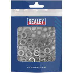 Sealey SSW6 Flat Washer Stainless Steel M6, DIN 125 - Pack of 100