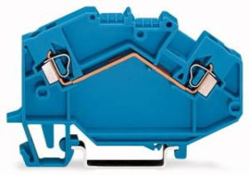 Złączka szynowa 2-przewodowa 2,5mm2 niebieska 780-604 TOPJOB /50szt./