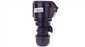 Gniazdo Przenośne 32A 3P 230V Czarne Ip44 Shark 223-6X