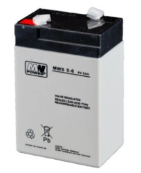 Akumulator VRLA AGM 6V 5Ah (żywotność 3-5lat) MWS 5-6