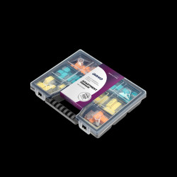 Zestaw złączek instalacyjnych Apartment Premium. 109 sztuk. Wciskane: 30x 2-przew. 30x 3-przew. 12x 5-przew. Zaciskowe: 20x... O