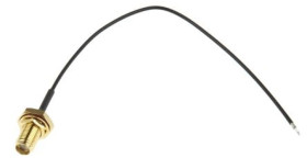 Kabel koncentryczny, Czarny Gniazdo SMA Bez zakończenia 150mm, RS PRO Z zakończeniem