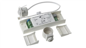 Miniaturowy Detektor Ruchu Pir, 230 V Ac, Zasięg 16 M, Montaż Sufit, O 28Mm,...