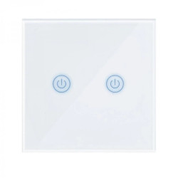 SMART WYŁĄCZNIK ŚWIATŁA ZIGBEE 3.0 podwójny biały ART oem