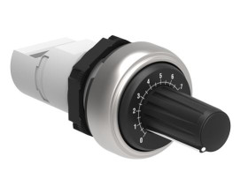 Potencjometr 2.5kΩ typ Obrotowy Lovato średnica wału 22 mm 1W