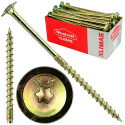 Wkręty ciesielskie z łbem podkładkowym i gniazdem WKCP TX 8,0x300 Wkręt-met /50szt/