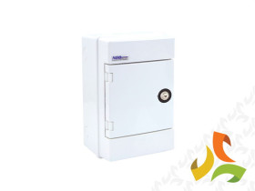 Rozdzielnica hermetyczna PV 1000V DC 1x4 natynkowa IP65 IK07 drzwi białe zamek RH-4Z/B 36.06 ELEKTRO-PLAST