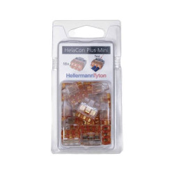 HellermannTyton 148-90055 HelaCon Terminal Connector clip 18pcs 3 pins orange
