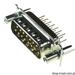 L717DFA15POL2RM8 D-SUB SKT-15, 2,74 mm THT AMPHENOLS