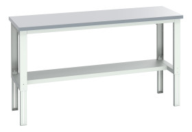 Stół warsztatowy szer. 750mm maks. obciążenie: 350kg Podstawowy stoł Blacha stalowa dł. 200mm wys. 740 → 1140mm