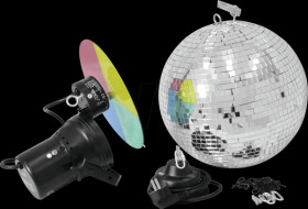 50101860 Set with motor, mirror ball, chain, and pinspot