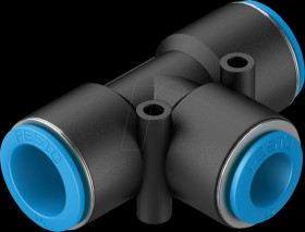 130616 Connector, T-shaped, 2 x diameter 16 mm &lt;&gt; 1 x diameter 12 mm