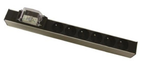 Przedłużacz 6-gniazd 230 V AC Typ E - gniazdo francuskie 2.5m 7553964