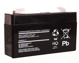 Akumulator ołowiowy AGM 6V 1,3Ah XTREME 82-203