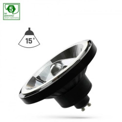 Żarówka LED AR111 GU10 230V 12W COB 15ST NW CZARNY SPECTRUM 5 LAT GWARANCJI