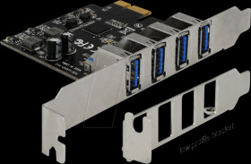 90304 USB 3.0 PCI Express Card with 4 x external Type-A female