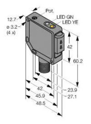 Czujnik światłowodowy Turck QM42VP6FPQ 3045784 1 szt.