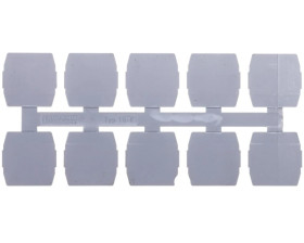 Ścianka rozdzielająca do złączek szynowych szara TS-K 1302215