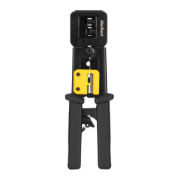 Zaciskarka wtyków przelotowych RJ45,RJ12,RJ11, REBEL RB-1007, zaciskacz