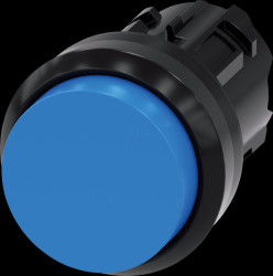 3SU1000-0BB50-0AA0 SIRIUS ACT pushbutton, Ø 22 mm, blue