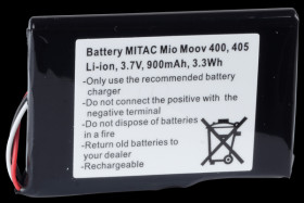 GPS navigation battery for Mitac Mio Moov, 900 mAh