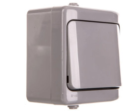 BRYZA Łącznik hermetyczny pojedynczy IP54 szare 180001