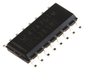 Obwód przed regulatorem współczynnika mocy UCC2818D, 115 kHz, 17 V 16-pinowy, SOIC
