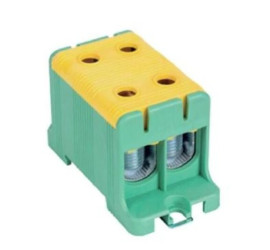 Blok rozdzielczy ‑ odgałęźny 2 ‑ polowy 16-95mm2 żółto-zielony montaż płaski FJ-E95/2/D 1000062