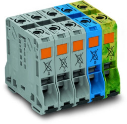 Zestaw trójfazowy do złączek silnoprądowych 50mm2 285-159