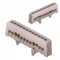 Trytyt Zacisk rozgałęźny izolowany N/PE-12-F szary