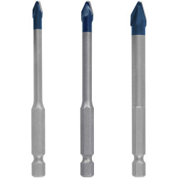 Bosch 2608900595 EXPERT HardCeramic Tile Drill Bit Set 3piece Durable
