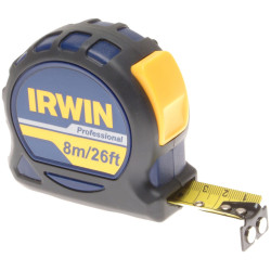 IRWIN&#xAE; 10507795 Professional Pocket Tape 8m/26ft (Width 25mm) Carded