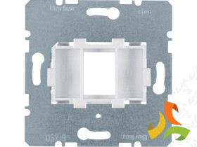 Płytka nośna 1 pojedyncza z białym elementem mocującym mechanizm one.platform 454002 HAGER