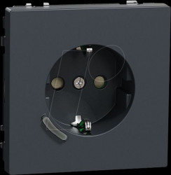 MEG2380-6034 Socket, 1-fold, anthracite, matt, Zigbee