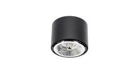 Chloe Ar111 Natynkowa Gu10 250V Ip20 120X85mm Czarny Okrągła Nieruchoma