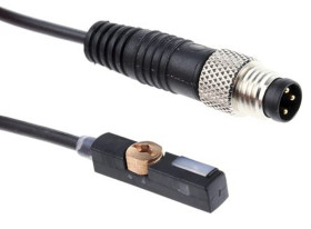 Czujnik zbliżeniowy M8 Indukcyjny BALLUFF Niewpuszczany 10 → 30 V DC długość 27mm w obudowie prostokątnej