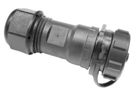 Przemysłowe złącze okrągłe 5-pinowe SP13 Układ szeregowy Gniazdo RS PRO Męski IP68 SP13