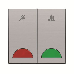 Włącznik światła, 10A, 250V, 2-przyciskowy, 1-biegunowy, IP20 Millenium, ABB