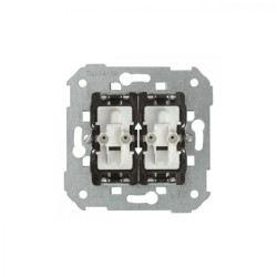 Simon 82 Łącznik krzyżowy podwójny (mechanizm) 10 AX, 250 V~, szybkozłącza, 7502251-039