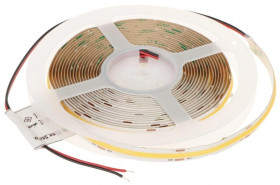 Taśma LED-COB-24V/12W-WW/5M - 3000K