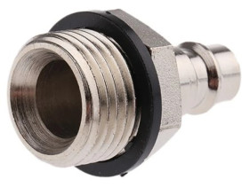 Szybkozłączka pneumatyczna, materiał Mosiądz, stal, złącze G 1/2 męskie, RS PRO CEJN 320, JWL 520, JWL 530, Parker PEF,