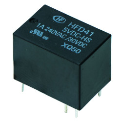 24V Subminiature PCB Signal Relay 5A SPDT HFD41-24VDC-HS