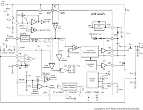 3-V to 65-V wide VIN, current mode synchronous boost controller with multiphase capability