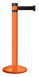 Słupek taśmy długość taśmy 4m Słupek odgradzający Pomarańczowy