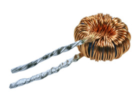 Indukcyjność; dławik drutowy pierścieniowy; DTMSS-12,5/0,0068/8,0-V; 6,8uH; 8A; fi 16,5x2,5x8,5mm; przewlekany (THT); pionowy; 7