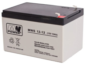 MWS 12-12 akumulator żelowy AGM 12V / 12Ah