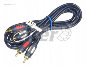 Kabel cinch/RCA wt/wt 10m łezka