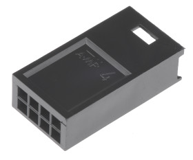 Obudowa złącza 8-pinowe 2-rzędowe raster: 2.54mm TE Connectivity Żeński AMPMODU MOD II Złącze dwurzędowe z mocowaniem