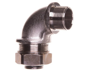 Dławnica kątowa do węża osłonowego M25 IP65 SILVYN LCW-M 25x1,5 55503232 /10szt./