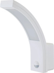 Kinkiet LED 10W 700lm 4000K/neutralna IP54 z czujnikiem PIR zewnętrzny wodoodporny poliwęglan FALCO W 10W PIR NW GXPS121